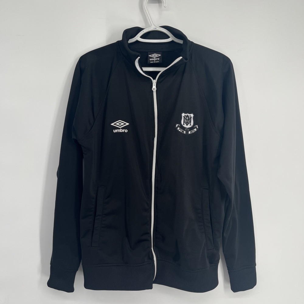 Umbro Mens Football Soccer Track Jacket Size Small  Black M5458